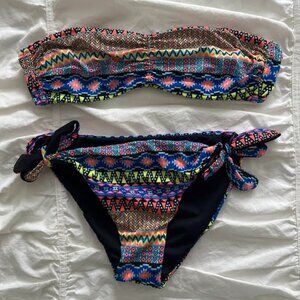 Tezenis Neon Bohemian Pattern Two-Piece Bikini Set